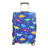 nbnhxnff Travel Luggage Cover Protector Stretchable,Washable&Anti - Scratch,Fits 18 - 32 Inch case (Dinosaur, M(22 - 25 inch))