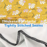 nbnhxnff Travel Luggage Cover Protector Stretchable,Washable&Anti - Scratch,Fits 18 - 32 Inch case (Yellow flower, XL(29 - 32 inch))