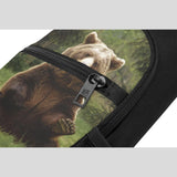 NCMDNWAUCK Chest Bag Sling Backpack Hi Bear Sit on the lawn Crossbody Sling Bag for Women Men Cross Body Bag