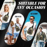 NCMDNWAUCK Sling Bag Hi Bear Sit on the lawn Cross Chest Bag Sling Backpack for Travel Crossbody Shoulder Bag