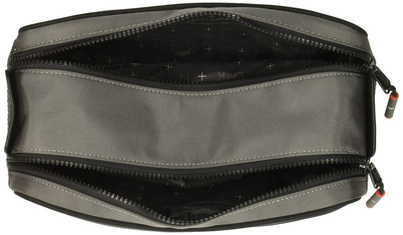 NDK Men's Capital Collection Double Zip Travel Kit, Grey, One Size