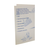 Neil Enterprises Passport Folders in Off - White - Pack of 100