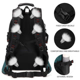 Nerlion 40L Hiking Backpack Travel Backpack for Men Women Camping Waterproof Outdoor Hiking Daypack Lightweight Backpack (Dark Green)