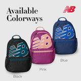 New Balance Backpack, Core Performance Daypack Small Hiking Bag, Black