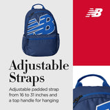 New Balance Backpack, Core Performance Daypack Small Hiking Bag, Blue