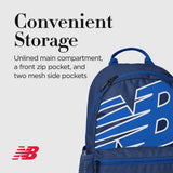 New Balance Backpack, Core Performance Daypack Small Hiking Bag, Blue