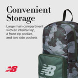 New Balance Backpack, Core Performance Daypack Small Hiking Bag, Green