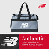 New Balance Duffel Bag, Small Carry On Travel Gym Bag with Carry Handles and Shoulder Strap, Grey