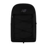 New Balance Laptop Backpack, Bungee Cord Computer Travel Bag for Men and Women, Black, 17 Inch