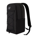 New Balance Laptop Backpack, Bungee Cord Computer Travel Bag for Men and Women, Black, 17 Inch