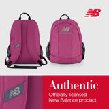 New Balance Laptop Backpack, Commuter Travel Bag for Men and Women, Burgundy, 19 Inch