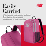 New Balance Laptop Backpack, Travel Computer Bag for Men and Women, Burgundy, 19 Inch