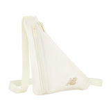 New Balance Women's Fanny Pack, Large Crossbody Waist Belt Bag, Off White