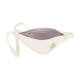 New Balance Women's Fanny Pack, Large Crossbody Waist Belt Bag, Off White