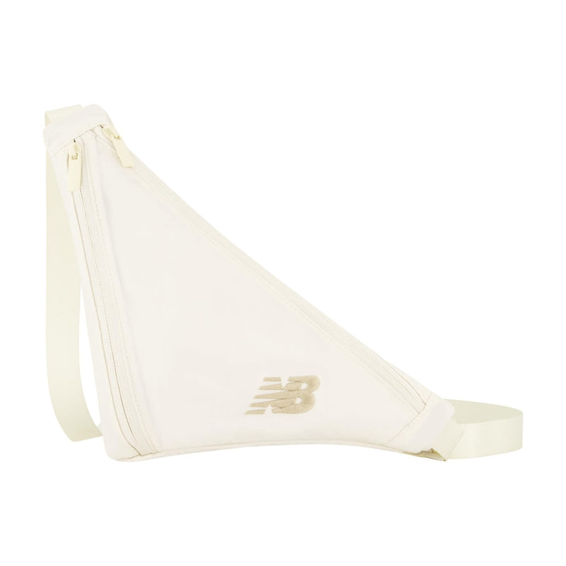 New Balance Women's Fanny Pack, Large Crossbody Waist Belt Bag, Off White