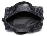 NEW GUESS Black Grey G Logo Gym Weekend Travel Lightweight Small Duffle Bag Handbag