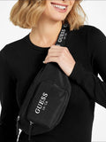NEW Guess Black Nylon Lightweight Funny Pack Belt Bag Travel Handbag