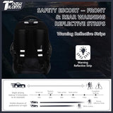 NEW TILAMI 18 inch Rolling Backpack for Kids - Waterproof, Stair-Climbing, Durable, Personalized Design for School, Travel, Black