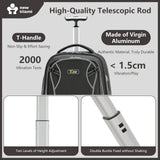 NEW TILAMI 20" Rolling Backpack for Teens Adults, Climbing Stairs Waterproof Backpack with Wheels for School Business Trave Camping with Laptop Compartment, Fit 17 Inch Laptop, Black