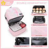 NEW TILAMI Kids Lunch Bag Double Insulated for tilami Rolling Backpack Girls Boys forTravel School Picnic, Fairy Blush
