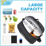 NEW TILAMI Kids Lunch Bag Double Insulated for tilami Rolling Backpack Girls Boys forTravel School Picnic, Midnight Black