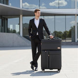 New York XPress 30'' Suitcase w/Double Spinner Wheels,TSA LOCK,Expandable