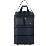 New York XPress 30''36''40''Rolling Wheeled Duffel Bag Suitcases with Wheels Expandable Foldable Luggage Bag Rolling Travel Bag Duffel Bag for Men Womens#-NAVY,40