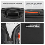 New York XPress Suitcases with Wheels 32 inch Luggage,Large Softside Suitcase Expandable 20% w/TSA LOCK,Lightweight Travel Suitcase for Men/Women（Black,32in）