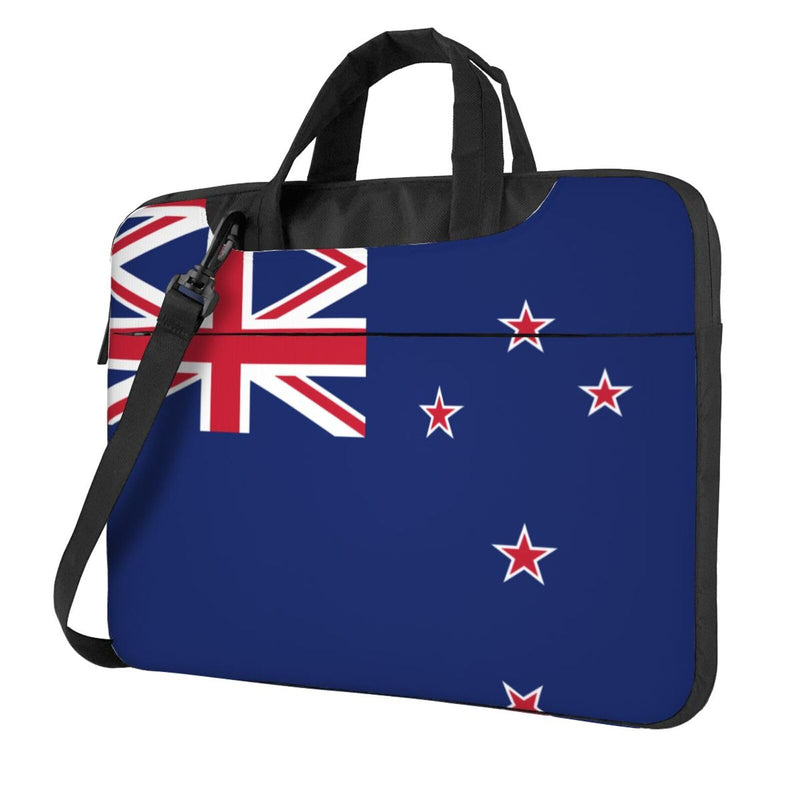 New Zealand Flag Printed Laptop Crossbody Bag Crossbody Briefcase Easy To Use When Traveling For Business 14 inch