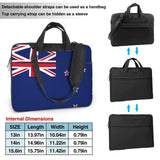 New Zealand Flag Printed Laptop Crossbody Bag Crossbody Briefcase Easy To Use When Traveling For Business 14 inch