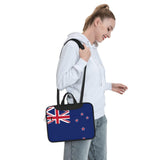 New Zealand Flag Printed Laptop Crossbody Bag Crossbody Briefcase Easy To Use When Traveling For Business 14 inch