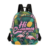 Nexawaveo Quilted Backpack for Women Hi Summer Tropical Carry - On 14 Inch Laptop Backpack