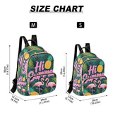 Nexawaveo Quilted Backpack for Women Hi Summer Tropical Carry - On 14 Inch Laptop Backpack