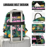 Nexawaveo Quilted Backpack for Women Hi Summer Tropical Carry - On 14 Inch Laptop Backpack