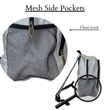 NGIL Canvas School Backpack (Glitter - Silver)