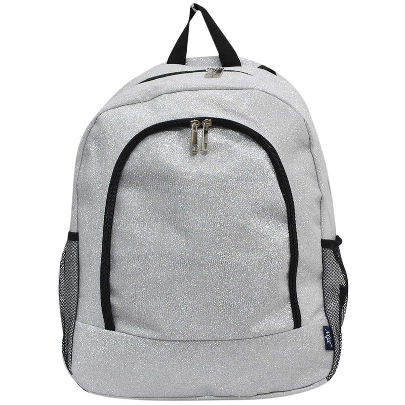 NGIL Canvas School Backpack (Glitter - Silver)