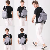 NICGID Sling Bag Backpack, 13.3'' Laptop Bag Crossbody Shoulder Chest Backpacks Travel Outdoors for Men Women