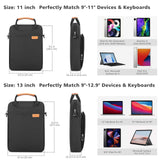 NIDOO Laptop Shoulder Bag for 13" 13.6" Macbook Air M4 M3 M2/ MacBook Pro / 12.9" 13" iPad Pro M4/ 13" iPad Air M2 M3 / 13 inch Surface Pro 10 9 8, Vertical Laptop Sleeve Handbag for 13.4" XPS Samsung