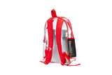 Nike 3Brand Clear Backpack – Red – One size (23L)