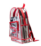 Nike 3Brand Clear Backpack – Red – One size (23L)