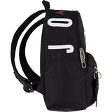 Nike Air Jordan Mini Backpack (Black/White/University Red, One Size)