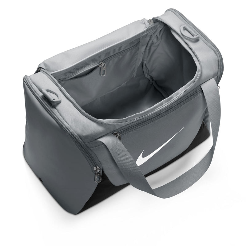 Nike Brasilia Duffel (X - Small), Smoke Grey/Black/White, MISC