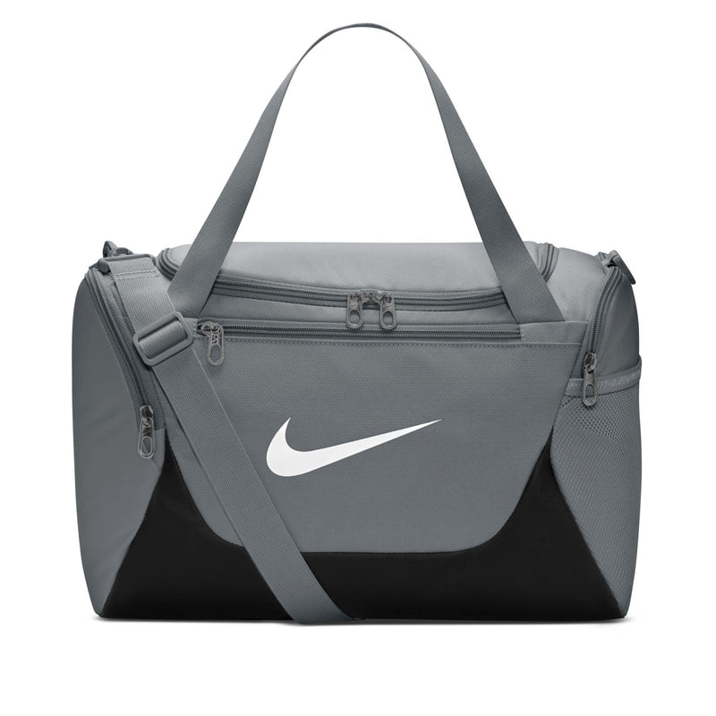 Nike Brasilia Duffel (X - Small), Smoke Grey/Black/White, MISC