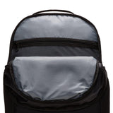 Nike Brasilia Medium Training Backpack for Women and Men with Secure Storage & Water Resistant Coating, Black/Black/White