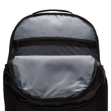 Nike Brasilia Medium Training Backpack for Women and Men with Secure Storage & Water Resistant Coating, Black/Black/White