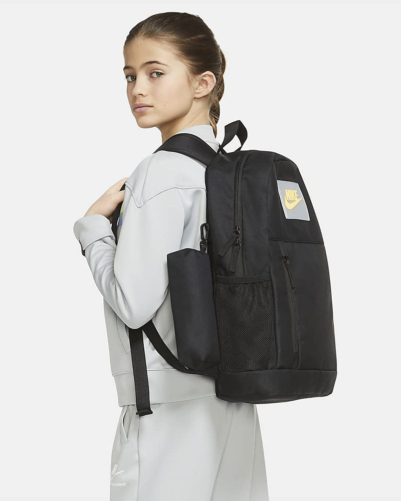 Nike Elemental Graphic Backpack | Backpacks For Men | Backpacks For School, Travel, GYM & Laptop | Black – Citron Pulse