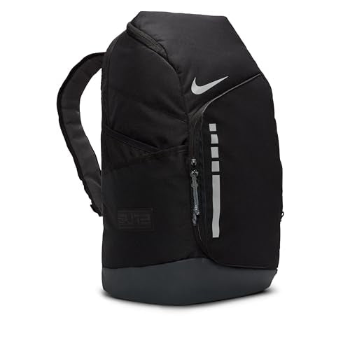 Nike Elite Pro Basketball Backpack BA6164 (Black/Metallic Silver, One Size 32L)