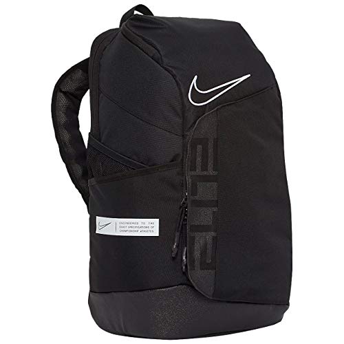 Nike Elite Pro Basketball Backpack BA6164 One Size (BLACK/BLACK/WHITE) | Backpacks4Less