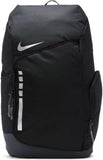Nike Elite Team Backpack – Athletic Training & Gym Bag with Multiple Storage Compartments, Durable Performance Backpack, Unisex, Black/Anthracite/Metallic Silver - One size