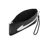 Nike Icon Blazer Wristlet – Streetwear Clutch with Iconic Swoosh and Sleek Space for Your Daily Essentials (Black/White,One Size)